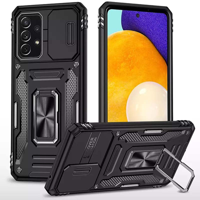 Протиударний чохол Camsh Army Ring для Samsung Galaxy A53 5G Чорний / Black 65881