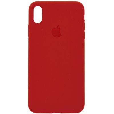 Чехол Silicone Case 360 для Iphone X / XS Красный / Dark Red 53289