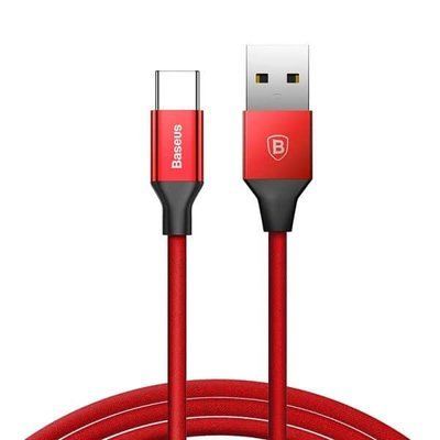 Кабель Baseus Cafule USB - Type-C 3A 0.5м Red 38271