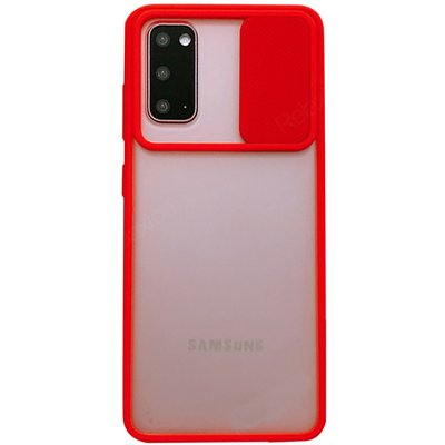 Чохол CamshMatte для Samsung Galaxy S20 Червоний 47714