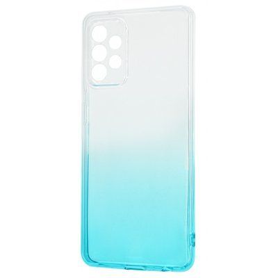 Чохол Gradient для Samsung Galaxy A72 White / turquoise 54343