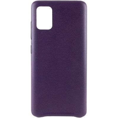 Защитный чехол Leather Case для Samsung Galaxy A51 Фиолетовый 48065