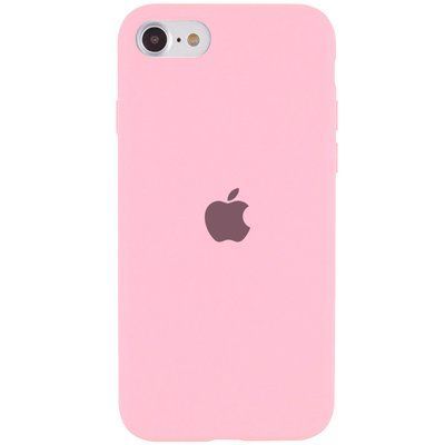 Чехол Silicone Case 360 для Iphone 7 / 8 / SE 2020 Розовый / Light pink 53185