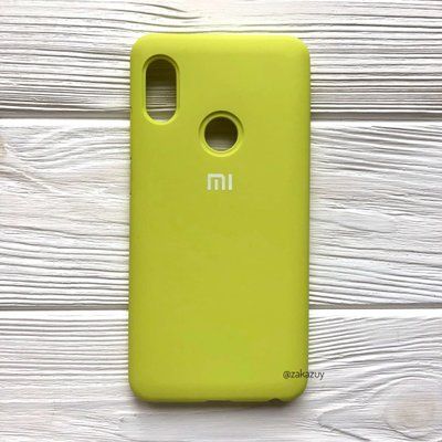 Чехол Silicone Cover для Xiaomi Redmi Note 5 / 5 Pro Желтый 33586