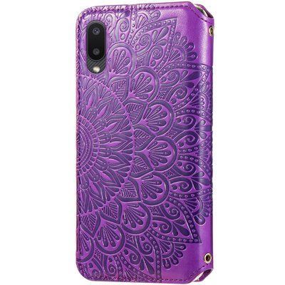 Чехол-книжка ETMA Mandal для Samsung Galaxy A02 Фиолетовый 55774