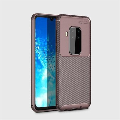 Чехол Kaisy Сarbon для Motorola P40 Note / One Zoom Brown 56708