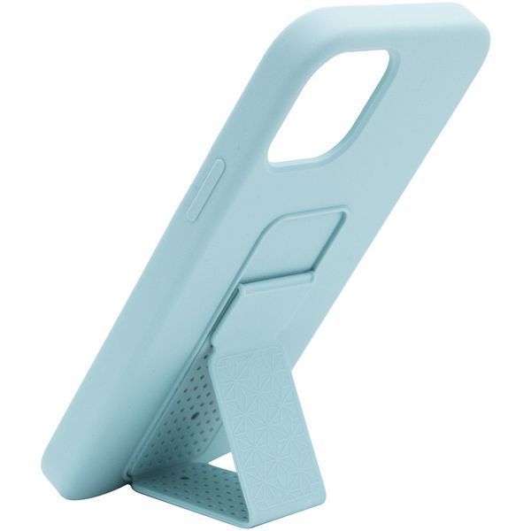 Чехол Silicone Hand Holder для Iphone 12 / 12 Pro Бирюзовый / Ice Blue 57128