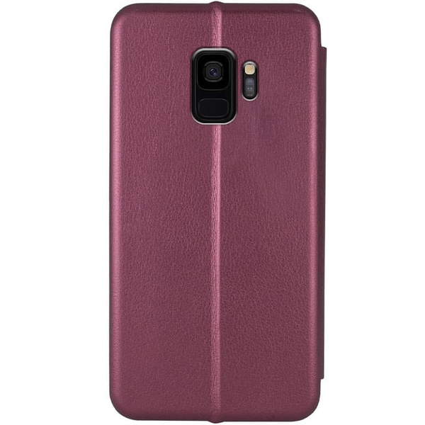 Чехол-книжка Class для Samsung Galaxy S9 Бордовый / Marsala 68238