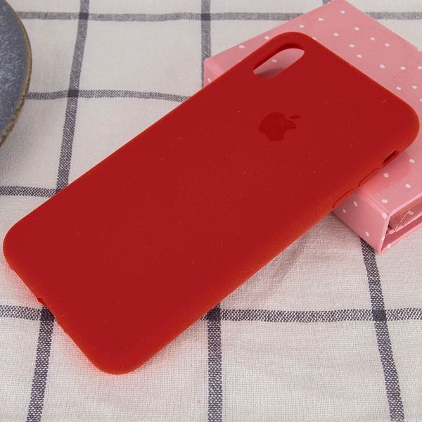 Чехол Silicone Case 360 для Iphone X / XS Красный / Dark Red 53289