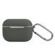 Чохол Silicone Slim з карабіном для Apple Airpods Pro 2 Lavander Gray 82283