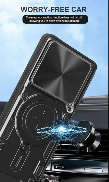 Протиударний чохол Magnetic Stand MagSafe для Samsung Galaxy S24 Ultra Рожевий