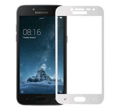 Защитное стекло Full Cover для Samsung Galaxy J2 / J2 Pro 2018 J250 White 41454