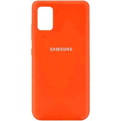 Чехол Silicone Cover для Samsung Galaxy A51 Оранжевый / Neon Orange 54754