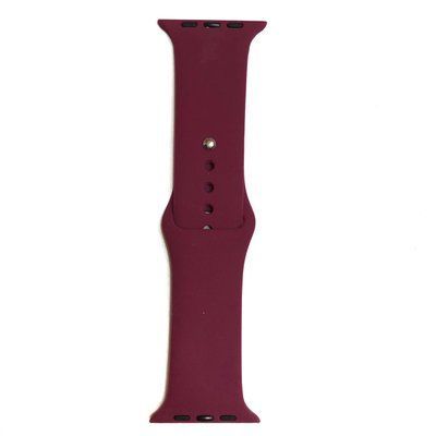 Ремешок Silicone для Apple Watch 42/44/45/49 mm Wine Red 40154