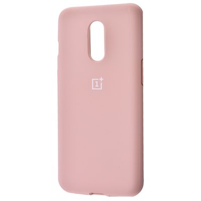 Чохол Silicone Cover для OnePlus 7 Пудровий 347511