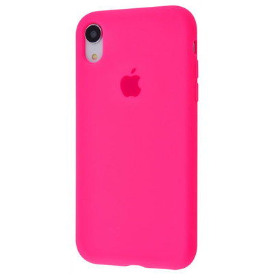 Чохол Silicone Case для Iphone XR Bright pink 80671