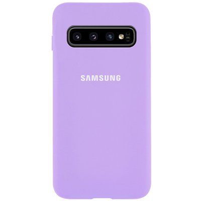 Чехол Silicone Cover для Samsung Galaxy S10 G973 Сиреневый / Dasheen 54804