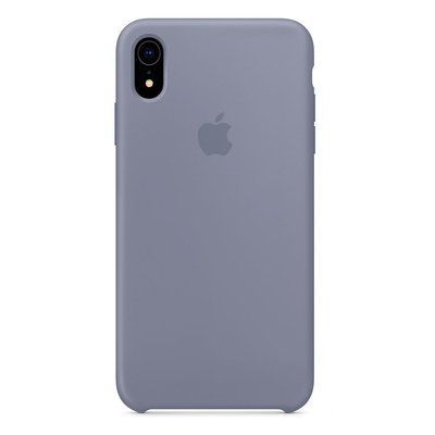 Чехол Silicone Case дляIphone XR Lavender Grey 34924