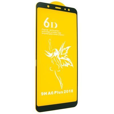 Защитное стекло 6D Premium для Samsung Galaxy A6 Plus 2018 A605 Black 50312