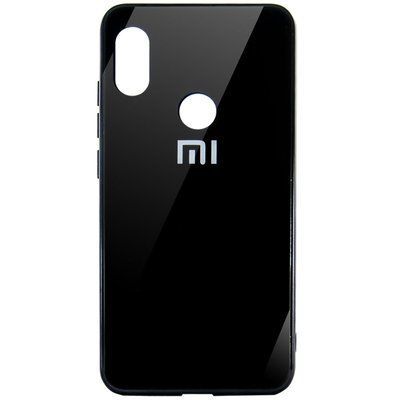 Чохол TPU+Glass Logo для Xiaomi Redmi 7 Чорний 34471