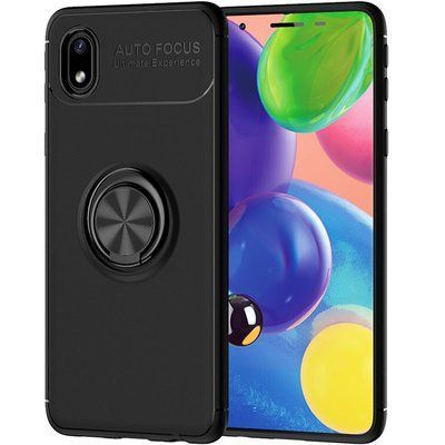 Чехол Din Color Magnet Ring для Samsung Galaxy A01 Core / M01 Core Черный 52922