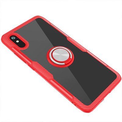 Чохол Din Crystal Magnet Ring для Xiaomi Redmi 9A Червоний 52857