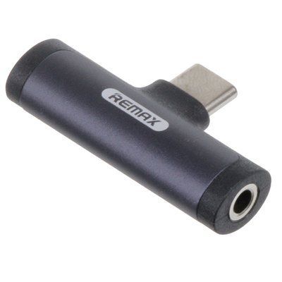Перехідник AUX Remax RL-LA03a Type-C-3.5мм Black 47341