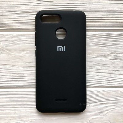 Чехол Silicone Cover для Xiaomi Redmi 6 / Redmi 6A Черный 33587
