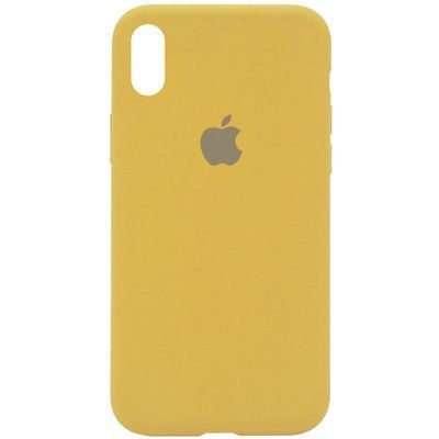 Чехол Silicone Case 360 для Iphone X / XS Золотой / Gold 53290