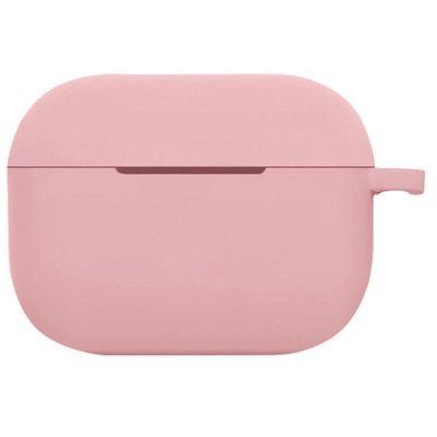 Чохол Silicone New з карабіном для Apple Airpods Pro Рожевий / Light pink 60843