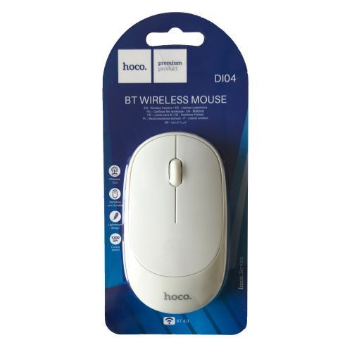 Мышь беспроводная Hoco DI04 Bluetooth Wireless White 59445