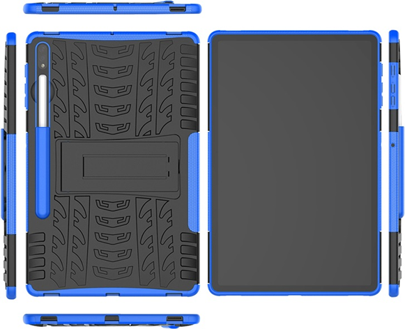 Ударостійкий чохол-підставка BeCover для Samsung Galaxy Tab S7 FE / S7 Plus / S8 Plus Blue 85616