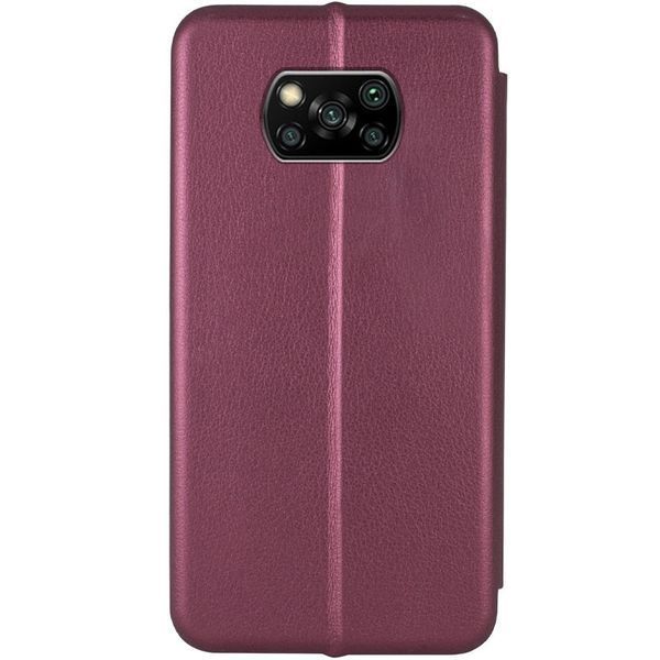 Чохол-книжка Class для Xiaomi Poco X3 NFC / X3 Pro Бордовий 60114