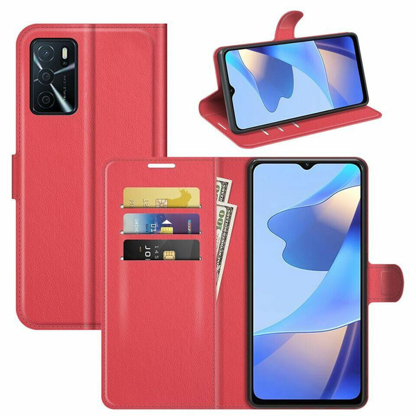 Чохол-книжка зі шкір-заму для Xiaomi Poco F3 / Mi 11i / Redmi K40 / K40 Pro Червоний 88199