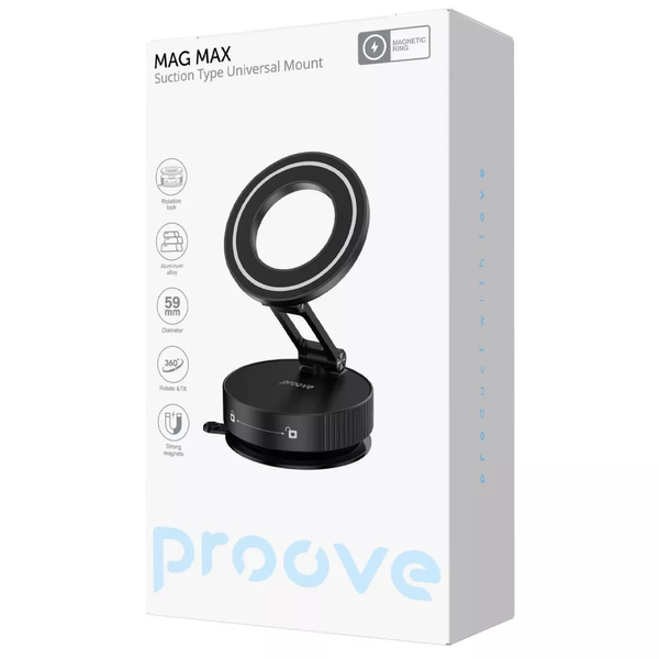 Автомобільний тримач Proove Mag Max Sutction Type Black 87794