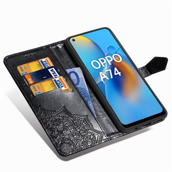 Чохол-книжка Art Case для Oppo A74 Чорний 56870