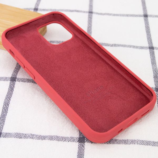 Чехол Silicone Case для Iphone 13 Красный / Camellia 58604