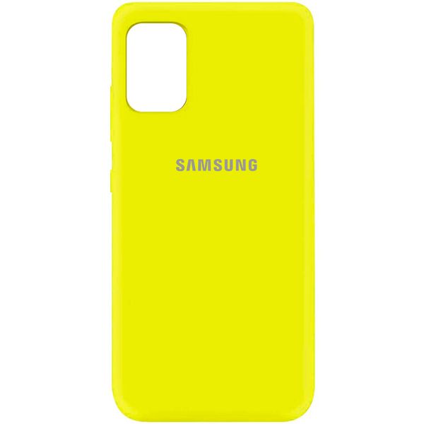 Чохол Silicone Cover A для Samsung Galaxy A41 Жовтий / Flash 43162