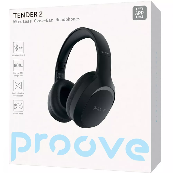 Бездротові навушники накладні Proove Tender 2 APP White 87428