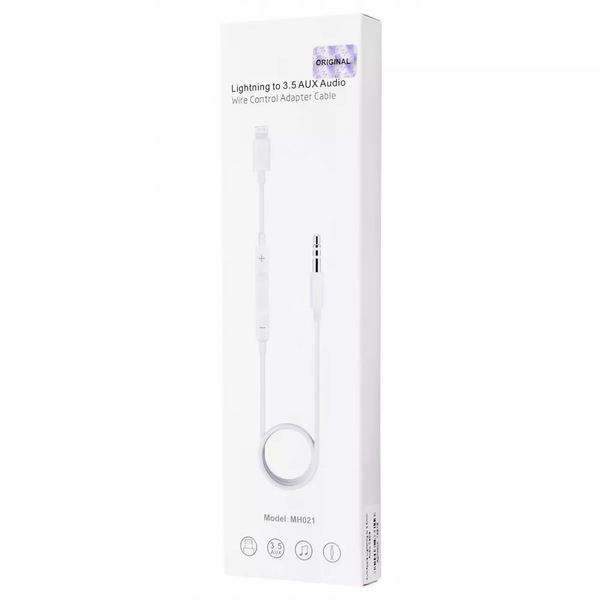 Кабель Apple Audio AUX to Lightning Control 1м White 82435