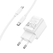 Мережевий зарядний пристрій Hoco C146A 1Type-C+кабель Type-C to Type-C 1m 20W White 87373 7