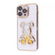 Чохол Shining Bear з блискітками для Iphone 15 Pro Gold 82385