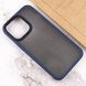 Чехол Metal Buttons для Iphone 13 Pro Синий 63421 2