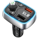 Автомобильный FM модулятор Borofone BC32 Bluetooth 2USB / 3A Black 65024 3
