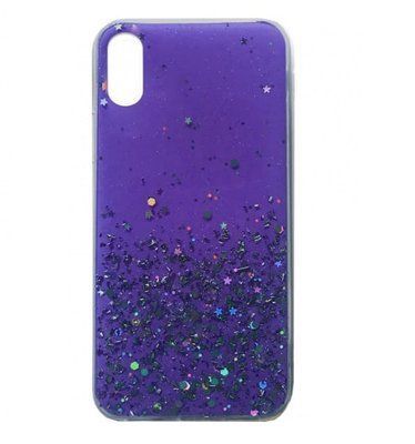 Чохол з блискітками Shine Glitter для Iphone XR Violet 40080