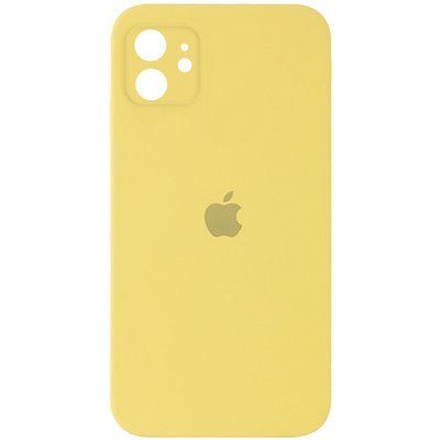 Чехол Silicone Case Square для Iphone 11 Canary Yellow 60745