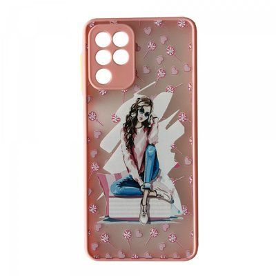 Чехол Gingle Print Case для Samsung Galaxy A22 / M32 / M22 Girl pink 57488