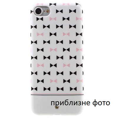 Чохол i-smile для Iphone 7 / 8 / SE 2020 Чорний / Бантики 83524