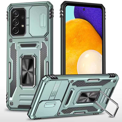 Протиударний чохол Camsh Army Ring для Samsung Galaxy A53 5G Зелений / Light Green 65882