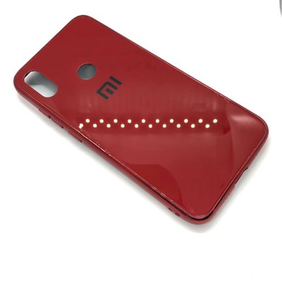 Чехол TPU+Glass Logo для Xiaomi Redmi 7 Красный 34472